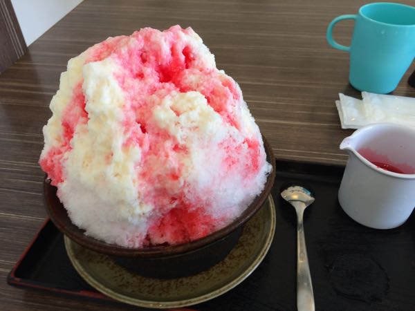 ぶっかけうどん,ふるいち,かき氷,ミニ天丼