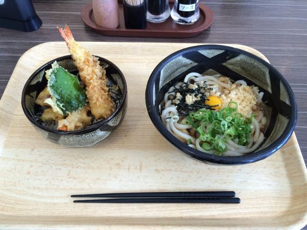 ぶっかけうどん,ふるいち,かき氷,ミニ天丼