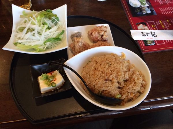 あじ仙,台湾料理,岡山,チャーハン,から揚げ