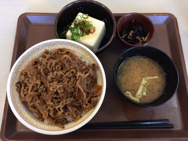 すき家,牛丼,健康セット