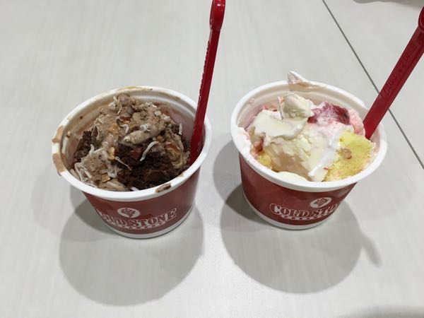 COLD STONE,イオン倉敷,ジャーマンチョコレートケーキ,ストロベリーショートケーキセレナーデ