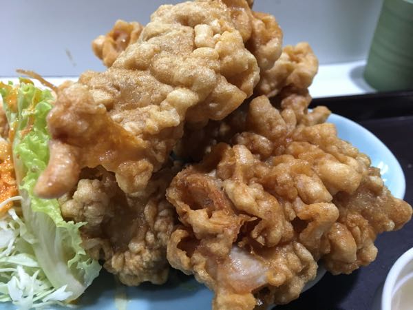 くいしん坊,岡山市,唐揚げ,唐揚げ定食,水道局