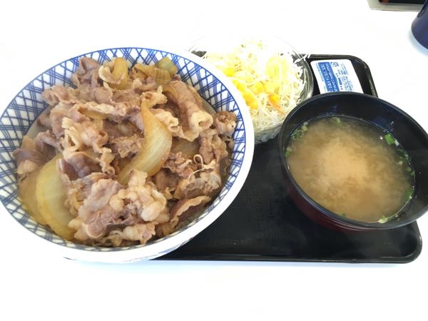 吉野家,牛丼,特盛,岡山市,大安寺,ドライブスルー