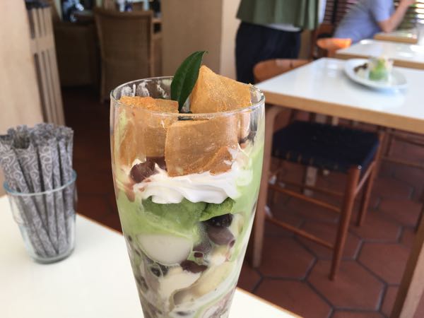 オリーブ,岡山,カフェ,コーヒーゼリーカフェ,抹茶パフェ