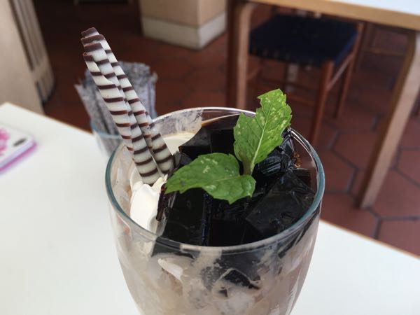 オリーブ,岡山,カフェ,コーヒーゼリーカフェ,抹茶パフェ