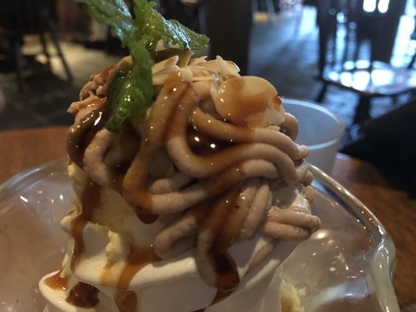 倉式珈琲,プレミアムココアフロート,マロンパフェ,岡山